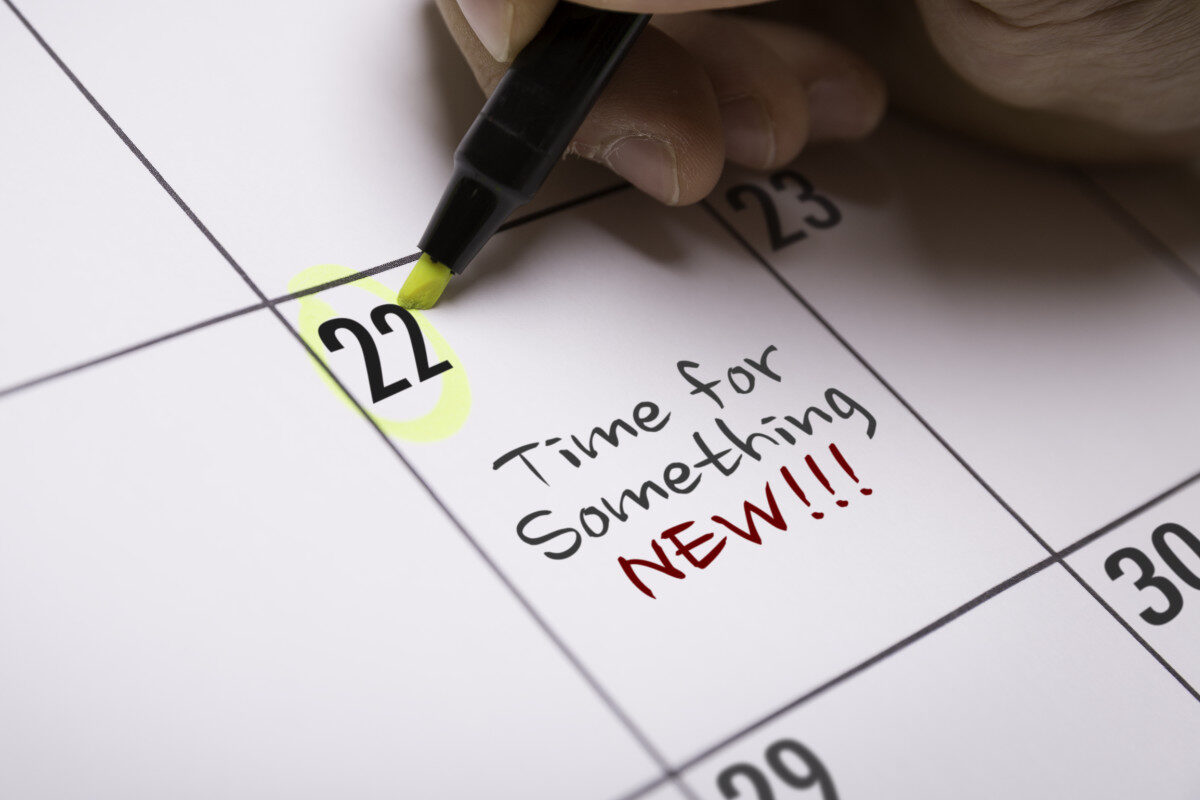 Time for Something New!!!; Shutterstock ID 585224027