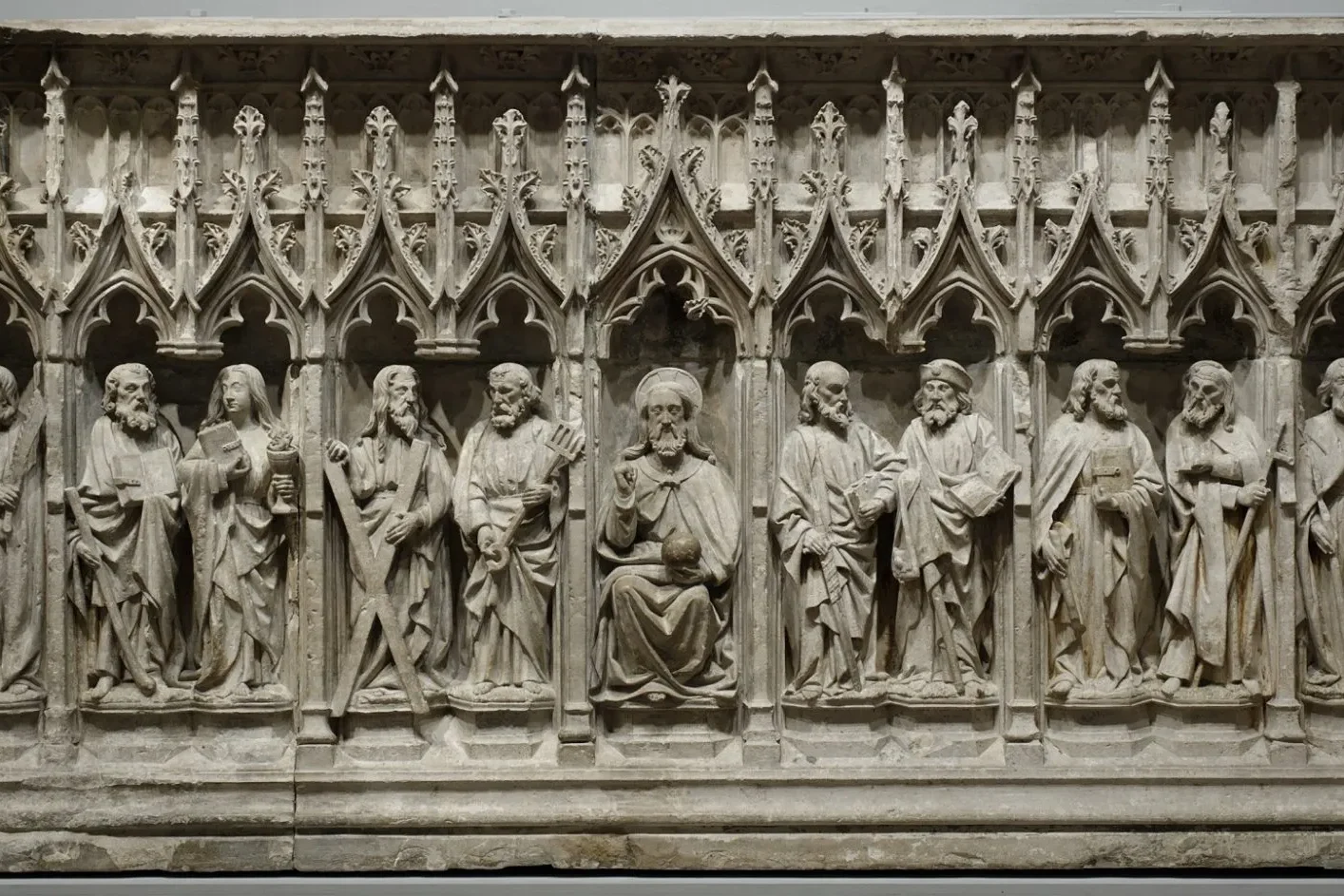 Christ and the twelve disciples